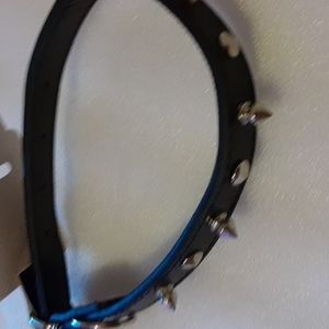 Bomel PET COLLAR IN COLOR BLACK WITH SILVER STUD